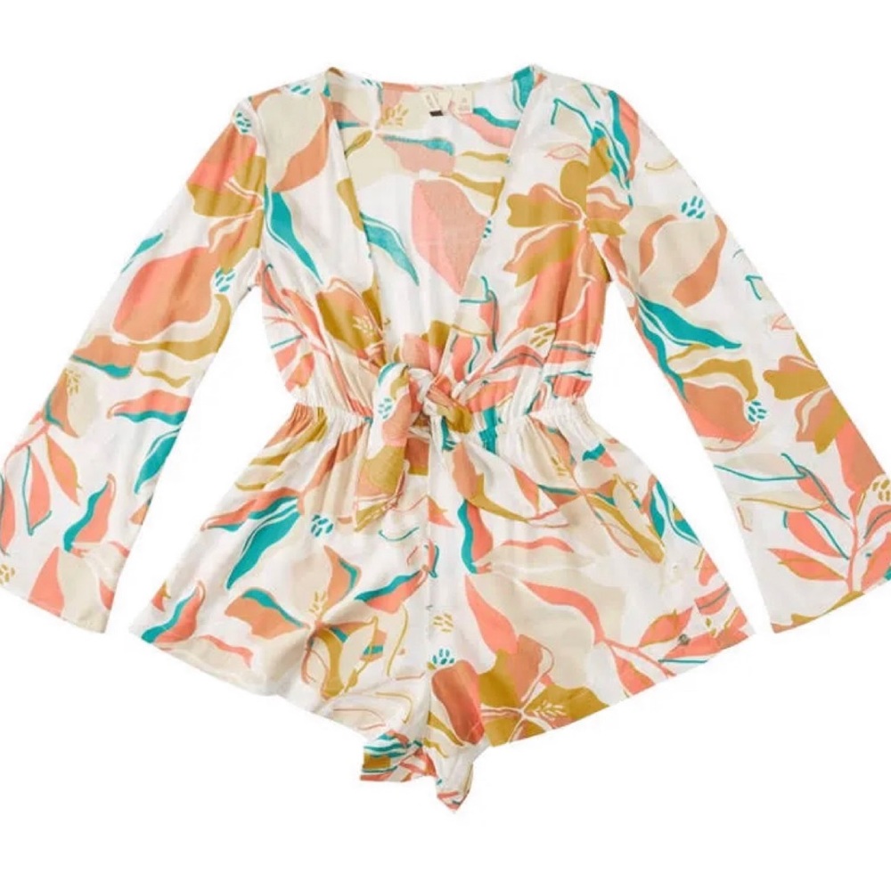 Roxy Here We Are - Long sleeve/Shorts Romper